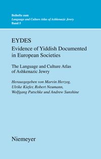 Produktbild: EYDES (Evidence of Yiddish Documented in European Societies)