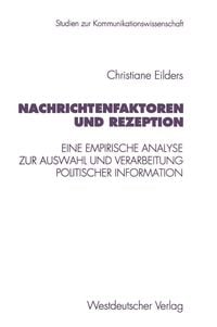 Produktbild: Nachrichtenfaktoren und Rezeption