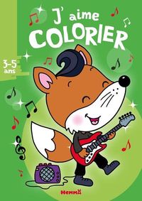 Produktbild: J'aime colorier, 3-5 ans: renard rocker
