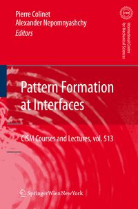 Produktbild: Pattern Formation at Interfaces