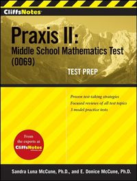 Produktbild: CliffsNotes Praxis II: Middle School Mathematics Test (0069) Test Prep