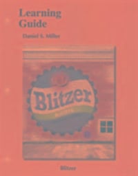 Produktbild: Blitzer, R: Learning Guide for Algebra for College Students,