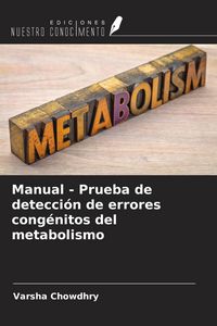Produktbild: Manual - Prueba de detecci&oacute;n de errores cong&eacute;nitos del metabolismo