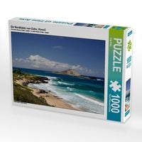 Produktbild: CALVENDO Puzzle Die Nordk&uuml;ste von Oahu, Hawaii | 1000 Teile Lege-Gr&ouml;&szlig;e 64x48cm Foto-Puzzle f&uuml;r gl&uuml;ckliche Stunden