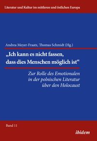 Produktbild: Die Rolle des Emotionalen in der polnischen Literatur &uuml;ber den Holocaust