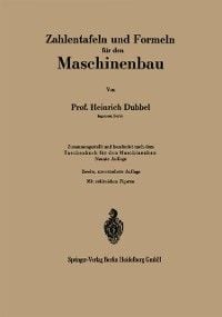 Produktbild: Zahlentafeln und Formeln f&uuml;r den Maschinenbau