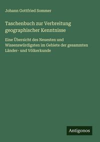 Produktbild: Taschenbuch zur Verbreitung geographischer Kenntnisse