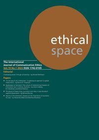 Produktbild: Ethical Space Vol. 19 Issue 1