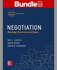 Produktbild: Gen Combo Negotiation: Readings Exercises & Cases; Connect Access Card