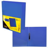 Produktbild: Idena Ringbuch PP 2 Ringe 35mm transluzent blau DIN A4