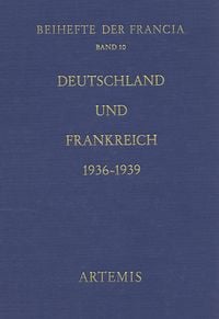 Produktbild: Deutschland und Frankreich 1936-1939