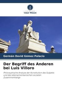 Produktbild: Der Begriff des Anderen bei Luis Villoro