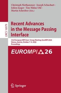 Produktbild: Recent Advances in the Message Passing Interface