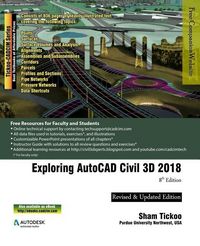 Produktbild: Exploring AutoCAD Civil 3D 2018