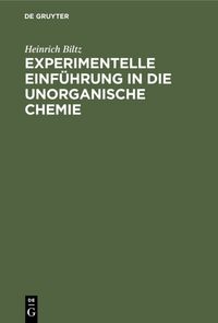 Produktbild: Experimentelle Einf&uuml;hrung in die unorganische Chemie