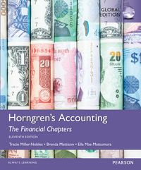 Produktbild: Horngren's Accounting, The Financial Chapters, Global Edition