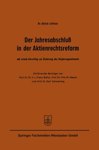 Produktbild: Der Jahresabschlu&szlig; in der Aktienrechtsreform