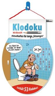 Produktbild: Tr&ouml;tsch Klodoku mit Bleistift Toilettenpapier Klopapier