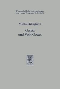 Produktbild: Gesetz und Volk Gottes