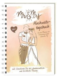 Produktbild: Hochzeitstagebuch „Mr und Mrs“