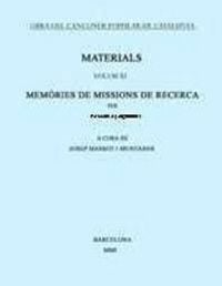Produktbild: Mem&ograve;ria de missi&oacute; de recerca