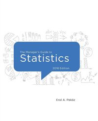 Produktbild: The Manager's Guide to Statistics, 2018 edition