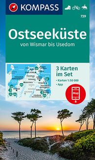 Bild vom Artikel KOMPASS Wanderkarten-Set 739 Ostseeküste von Wismar bis Usedom (3 Karten) 1:50.000 vom Autor Kompass-Karten GmbH