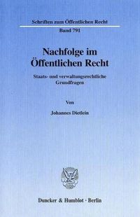 Produktbild: Nachfolge im &Ouml;ffentlichen Recht.