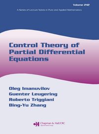 Produktbild: Control Theory of Partial Differential Equations