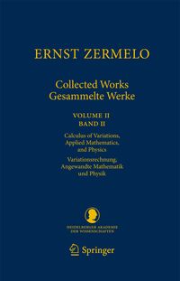 Produktbild: Ernst Zermelo - Collected Works/Gesammelte Werke II
