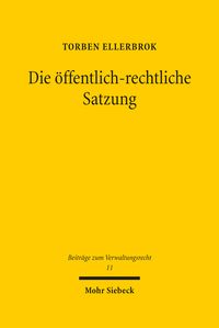 Produktbild: Die &ouml;ffentlich-rechtliche Satzung