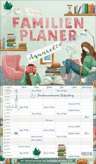 Produktbild: Familienplaner Aquarell 2027