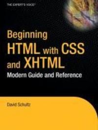 Produktbild: Beginning HTML with CSS and XHTML