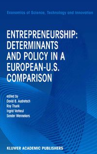 Produktbild: Entrepreneurship: Determinants and Policy in a European-US Comparison