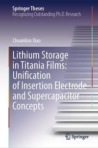 Produktbild: Lithium Storage in Titania Films: Unification of Insertion Electrode and Supercapacitor Concepts