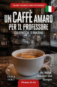 Produktbild: Italiano! Italienisch lernen f&uuml;r Anf&auml;nger | Lernkrimi Italienisch A1-A2 | Un caff&egrave; amaro per il professore | Mit Audios, Vokabeln und &Uuml;bungen