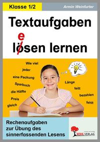 Produktbild: Textaufgaben l(e)&ouml;sen lernen im 1.-2. Schuljahr