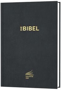 Produktbild: Die Bibel - Schlachter Version 2000 / Schlachter 2000 Bibel &ndash; Standardausgabe (Hardcover, schwarz)