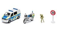 Produktbild: Siku 2562 - VW T6 mit BMW Polizeimotorrad, Spielset, SikuSuper