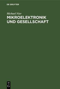 Produktbild: Mikroelektronik und Gesellschaft