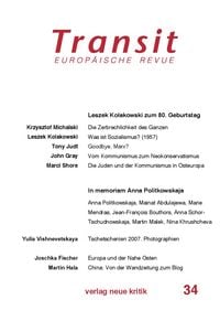 Produktbild: Transit 34. Europ&auml;ische Revue