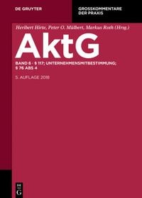 Produktbild: Aktiengesetz / &sect; 117; MitbestR; Nachtrag &sect; 76 Abs 4