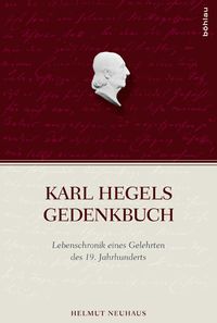 Produktbild: Karl Hegels Gedenkbuch