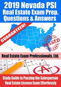 Produktbild: 2019 Nevada PSI Real Estate Exam Prep Questions, Answers & Explanations: Study Guide to Passing the Salesperson Real Estate License Exam Effortlessly
