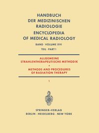 Produktbild: Allgemeine Strahlentherapeutische Methodik / Methods and Procedures of Radiation Therapy
