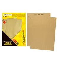 Produktbild: Idena Versandtaschen ohne Fenster haftklebend 90g/m&sup2; braun DIN B4 10 St&uuml;ck