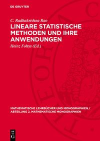 Produktbild: Lineare Statistische Methoden und ihre Anwendungen