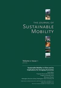 Produktbild: Journal of Sustainable Mobility Vol. 2 Issue 1
