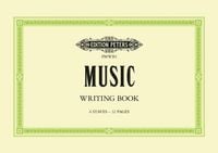 Produktbild: Music Writing Book: A5 landscape 6-stave
