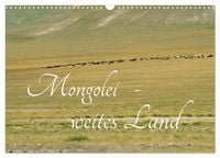 Produktbild: Mongolei - weites Land (Wandkalender 2026 DIN A3 quer), CALVENDO Monatskalender